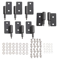 Load image into Gallery viewer, Side fender flares Fits Jeep 07-18 Wrangler JK Off Road Front+Rear Tubular 4 Door Set accessories