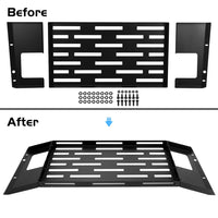 Load image into Gallery viewer, YIKATOO® Rear Cargo Basket Rack Metal Luggage Storage Carrier Fits 2007-2018 Jeep Wrangler JK
