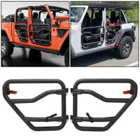 Load image into Gallery viewer, YIKATOO® Half Doors Rear Tubular Tube Doors for 2018-2021 Jeep Gladiator & Jeep JL Wrangler
