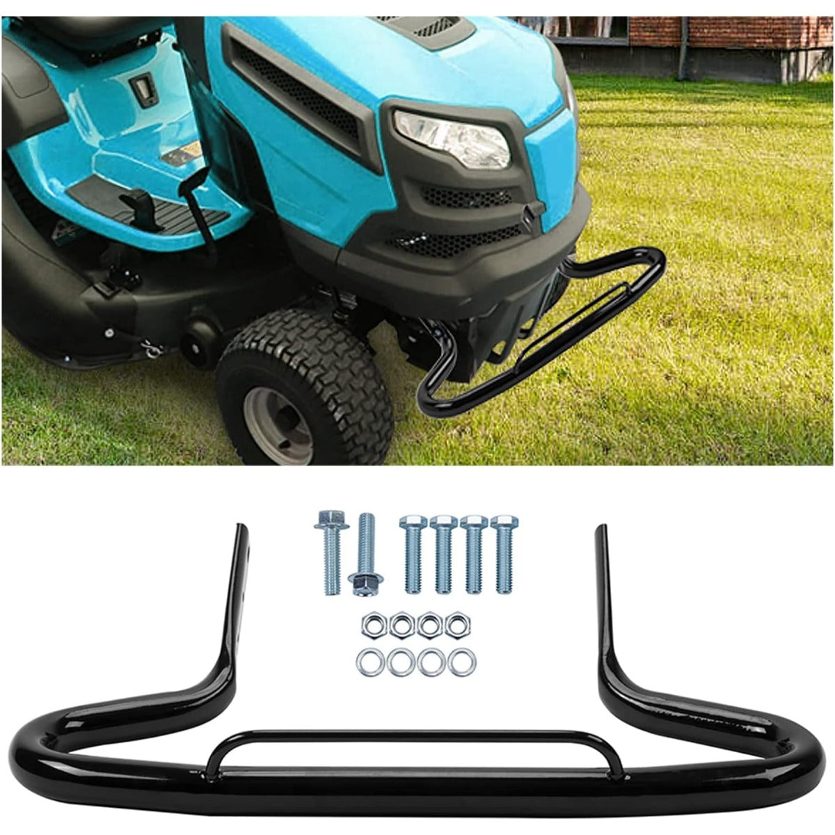 Brush Guard Kit Mower Bumper Compatible with Various Husqvarna and Poulan Lawn Tractor Models Replace for 400944 & 423921 GT's,LT's& YT's