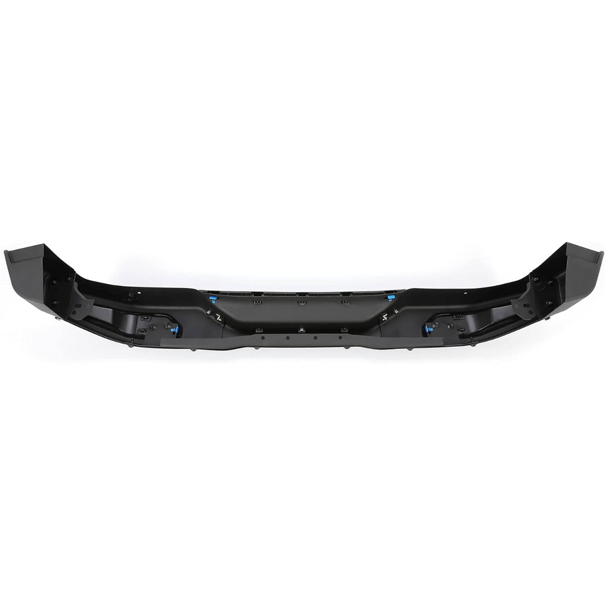 HECASA Rear Bumper Compatible with 2007-2018 Jeep Wrangler JK Replace 82213654 10th Anniversary Rubicon Edition Rear Guard Protector Plastic Steel Black