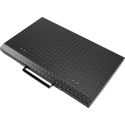 HECASA Black Outdoor 36" Griddle Grill Hard Cover Lid with Handle Waterproof Aluminum Compatible with Blackstone & More