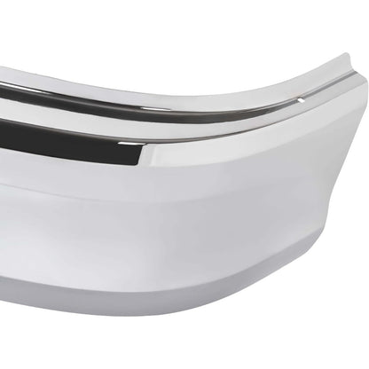 ALMULOO Front Bumper Corner Compatible with 2013-2021 Kenworth T680 with Bracket Replace for KEN08-0001CH-L KEN08-0001CH-R Steel Chrome- Left & Right Side