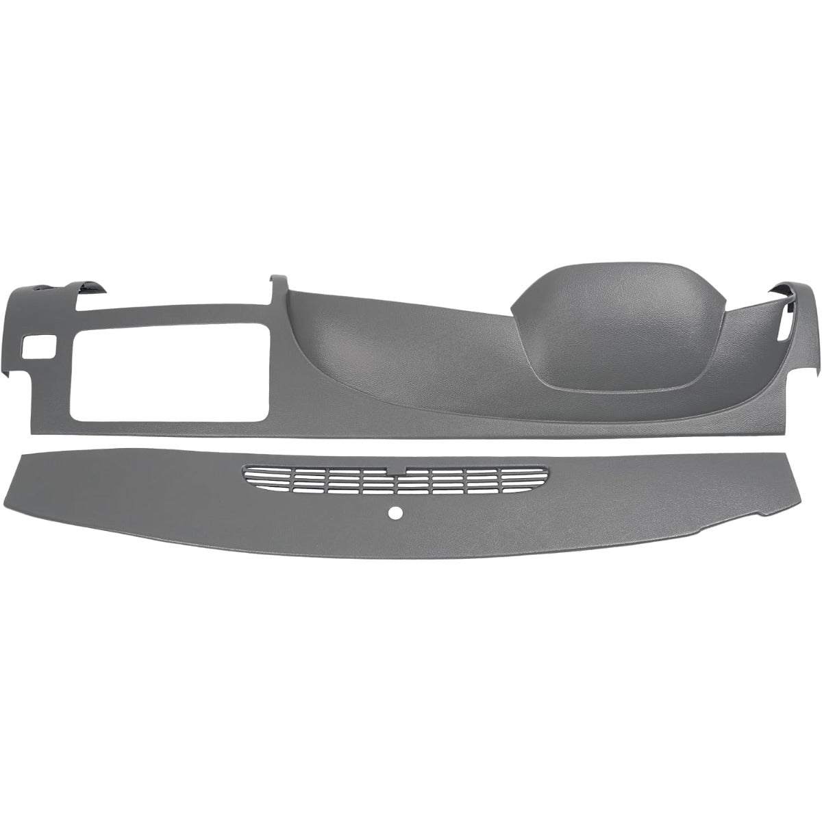 Dashboard Cover Compatible with 2007-2013 Chevrolet Silverado GMC Sierra Does Not Fit LTZ/Denali/SLT Models Fits Dual Glovebox Style Dashes Only Plastic(ABS) Painted+Textured Gray