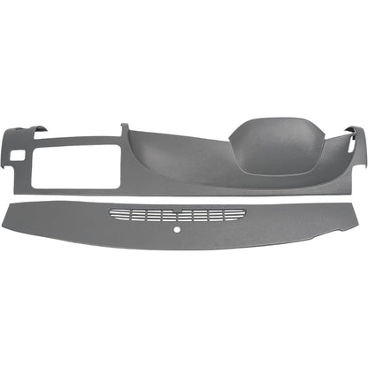 Dashboard Cover Compatible with 2007-2013 Chevrolet Silverado GMC Sierra Does Not Fit LTZ/Denali/SLT Models Fits Dual Glovebox Style Dashes Only Plastic(ABS) Painted+Textured Gray