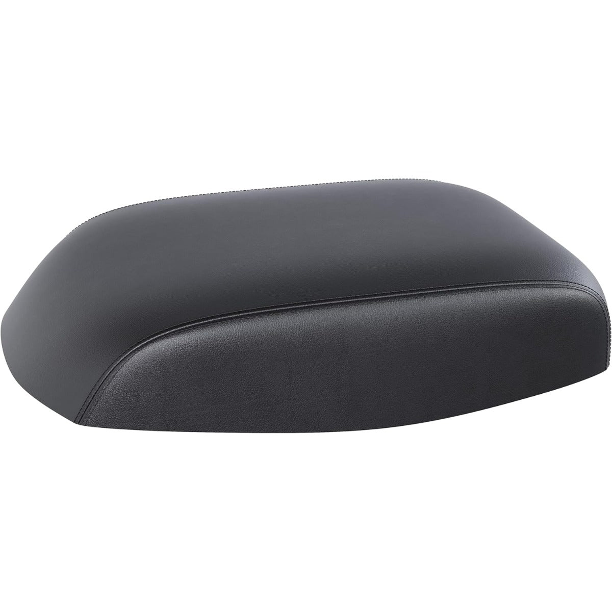 KUAFU Center Console Armrest Cover Compatible with 2009-2015 Honda Pilot Console Lid Cover Pad Replacement PVC Black