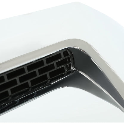 Hood Molding Compatible with 2014-2021 Toyota Tundra Hood Scoop Chrome Platinum  LYAP-075T-CStyle Silver Front Upper Grille Replacement for 761800C030 TO1231102 REPT133702
