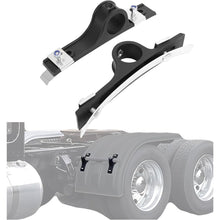 KUAFU Fender Brackets Assembly Replacement for 8591005, for Dump Trucks, | Garbage Trucks, Work Trucks, Utility Trucks for Use with 8590195, 8590245 Poly Fender Hanger Bracket 2 Pcs