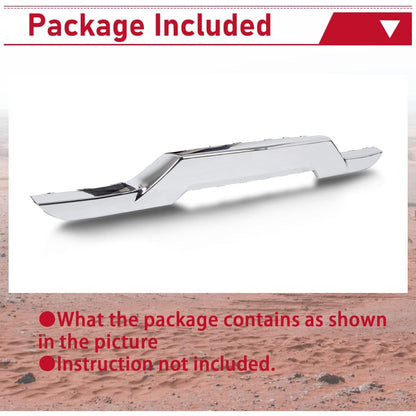 Front Lower Bumper Skid Plate Compatible with 2016-2019 Chevy Chevrolet Silverado 1500 23243083 GM1044128 Bumper Valance Panel Cover Impact Face Bar Chrome