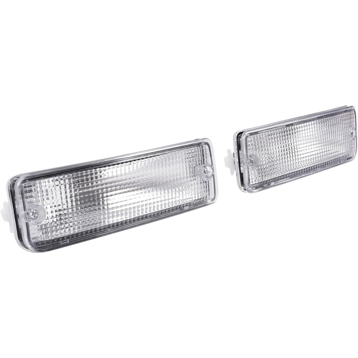 KUAFU Pair Turn Signal Light Compatible with 1989-1995 Toyota Pick-Up Truck 1990-1991 Toyota 4Runner SR5 (2 Wheel Drive Models) Driver and Passenger Side Clear Lens Replace 81510-89133 81520-89133