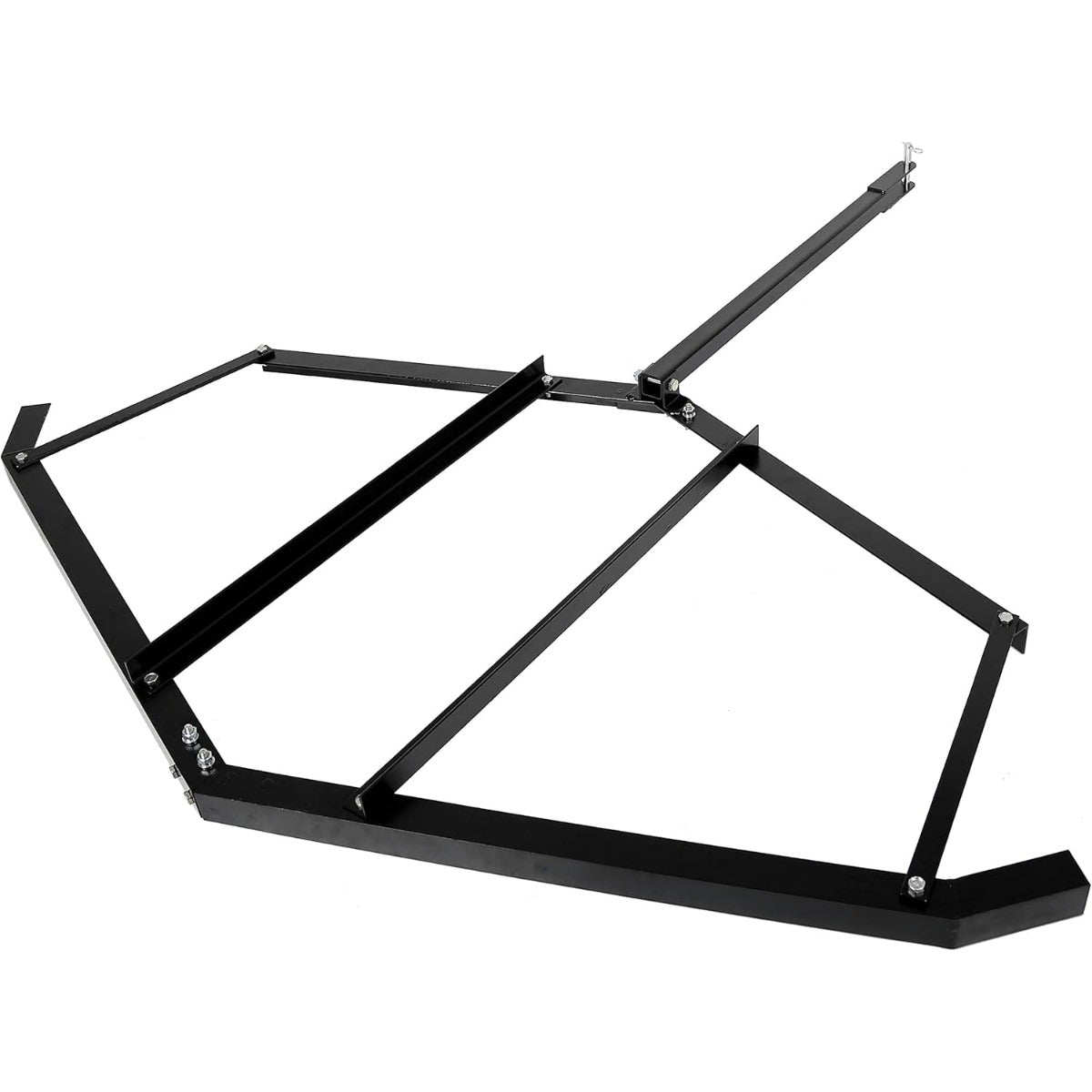 Drag Harrow, 72 Inches Width Heavy Duty Compatible with ATV UTV and Garden Tractor Tow Behind Landscape Drag Driveway Grader with Adjustable Pin-Style Hitch
