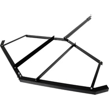 Drag Harrow, 72 Inches Width Heavy Duty Compatible with ATV UTV and Garden Tractor Tow Behind Landscape Drag Driveway Grader with Adjustable Pin-Style Hitch