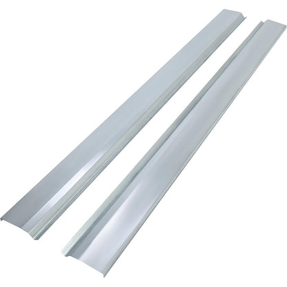 ALMULOO Outer Rocker Panels Replacement for 2002-2009 Dodge Ram 1500 2500