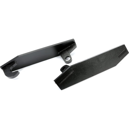 Pair Tractor Mounting Brackets Compatible with John Deere Massy Ferguson Ford Case loaders All Tractors Black Tractor Attachment Accessories Weld on Steel