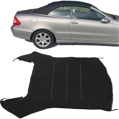 HECASA Convertible Soft Top Compatible with 2004-2009 Mercedes-Benz CLK320/ CLK350 /CLK500 /CLK55 AMG /CLK550 Black
