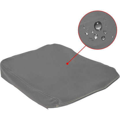Gray Armrest Center Console Cover Skin Compatible with 2002-2008 Dodge Ram 1500 2500 3500 Synthetic Leather
