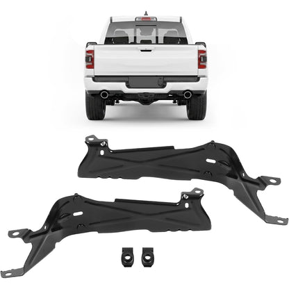 ALMULOO LH&RH Rear Bumper Bracket Kit Compatible with 2019-2024 Ram 1500