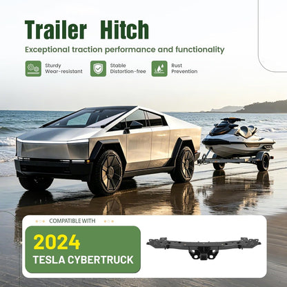 ALMULOO 2'' Trailer Hitch Receiver Compatible with Cybertruck Suitable