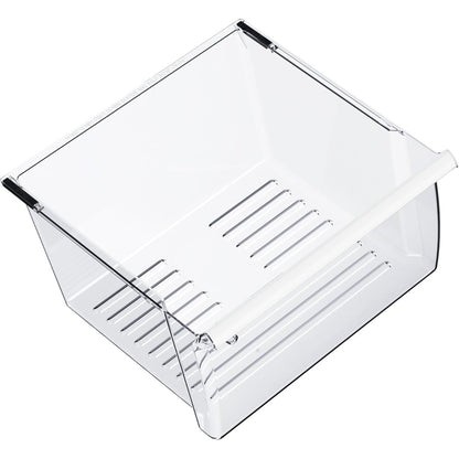 2188656 Replacement Crisper Drawer (Upper) Compatible with Whirlpool Kenmore Refrigerator Upper Bin with Humidity Control Plastic (PS) Clear LYOP-047