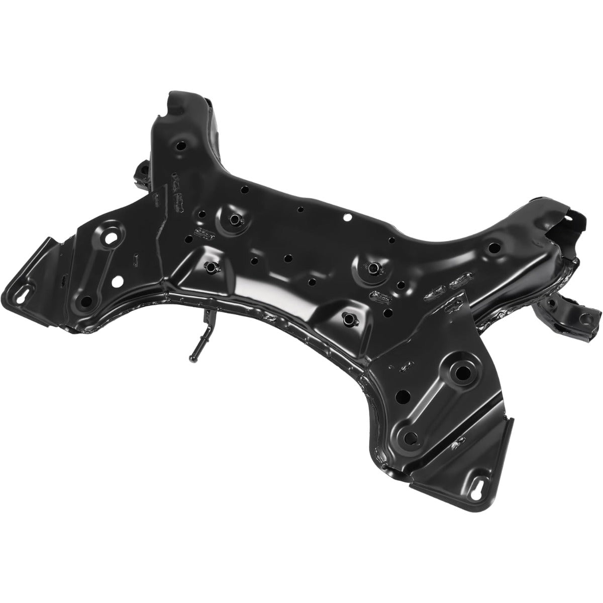 Front Subframe Crossmember Suspension Compatible with 2012-2017 Hyundai Accent Kia Rio Replacement for 624001R000 624001W200 Electrophoresis Steel Primed Black