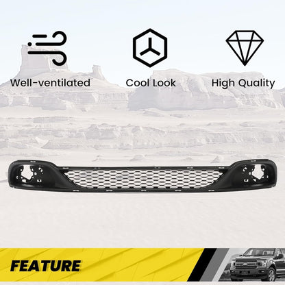 Lower Grille Compatible with 2011-2020 Dodge Grand Caravan/ 2012-2015 Ram C/V Replacement for 68100690AA/ CH1036115 Lower Bumper Protection