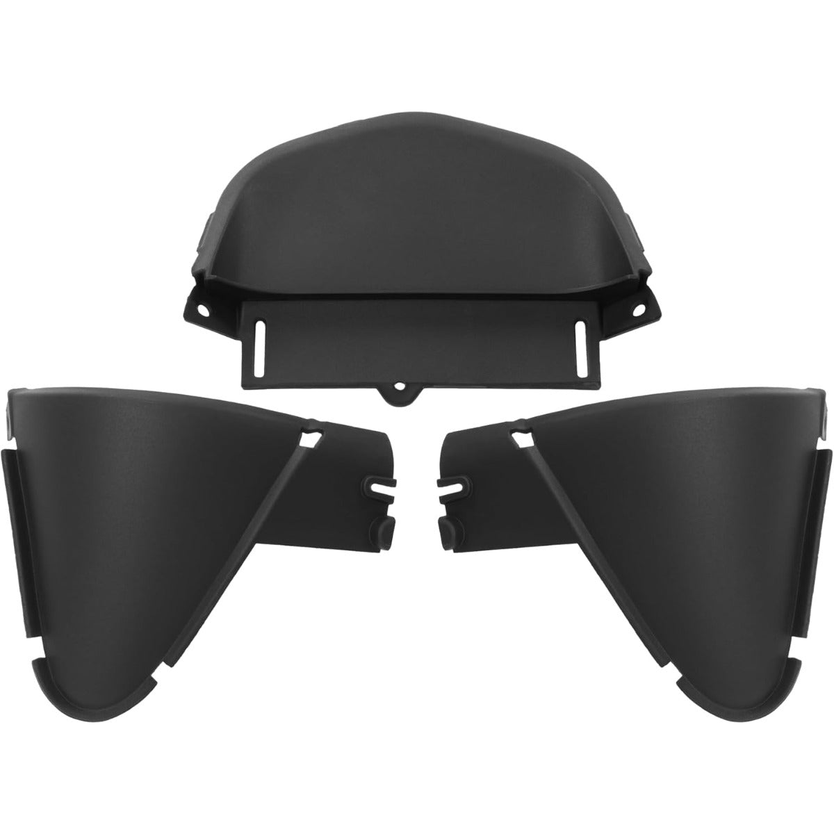 Headlight Housing Shroud Compatible with 1999-2004 Honda 400EX – Textured Black Plastic (PP) Front Fender Trim Headlamp Cover