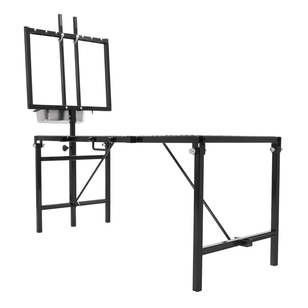 HECASA Sheep Milking Stand Livestock Feeder Rack Adjustable Headpiece