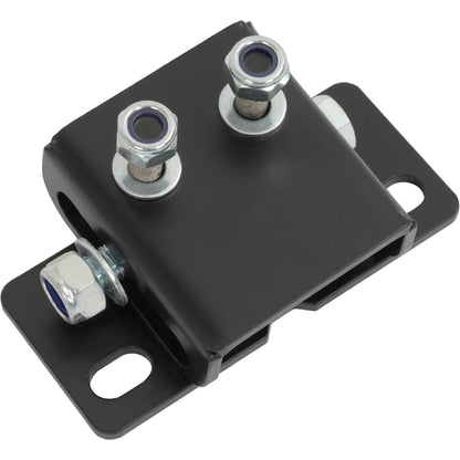 Transmission Bracket Compatible with Most GM RWD Vehicles and transmissions (Manual or Automatic), and Transmission crossmembers that Accept a Dual Stud Pattern with a 1-1/2″ Center spacing