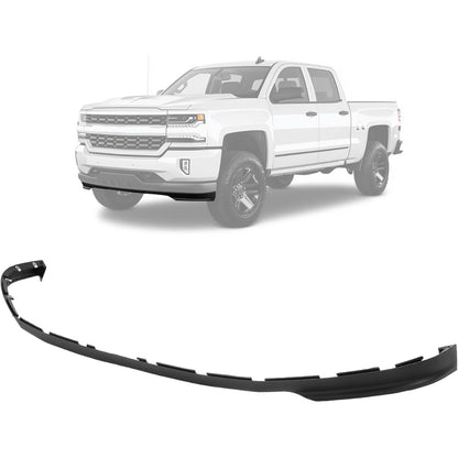 Front Lower Bumper Air Dam Deflector Compatible with 2016-2018 Chevy Chevrolet Silverado 1500, 2019 Silverado 1500 LD Models Replace for GM1092250, 23496677 Valance Panel Plastic