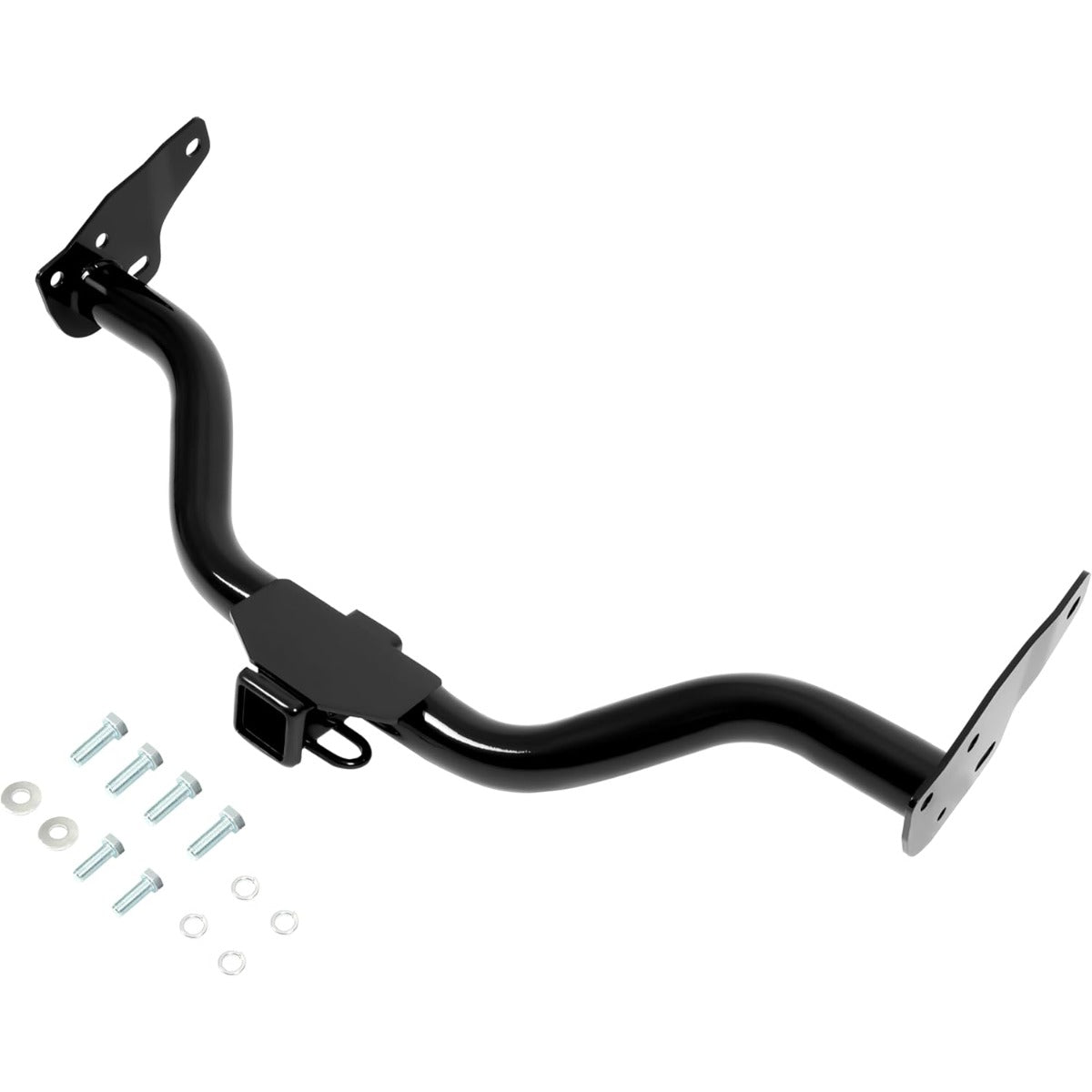 Class 3 Trailer Hitch 2 Inch Receiver Compatible with 2005-2015 Nissan Xterra Replace for 13514 Rear Bumper Towing Powder Coated