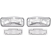 HECASA Pair Turn Signal & Side Marker Light Compatible with 1985-1992 Chevy Chevrolet Camaro Replacement for GM2520165 GM2521165 GM2550118 GM2551110 Parking Signal Lamp 4Pcs Clear Lens