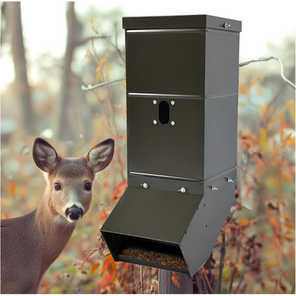 KUAFU Tree Protein Deer Feeder with Waterproof Cover and Mounting Straps,