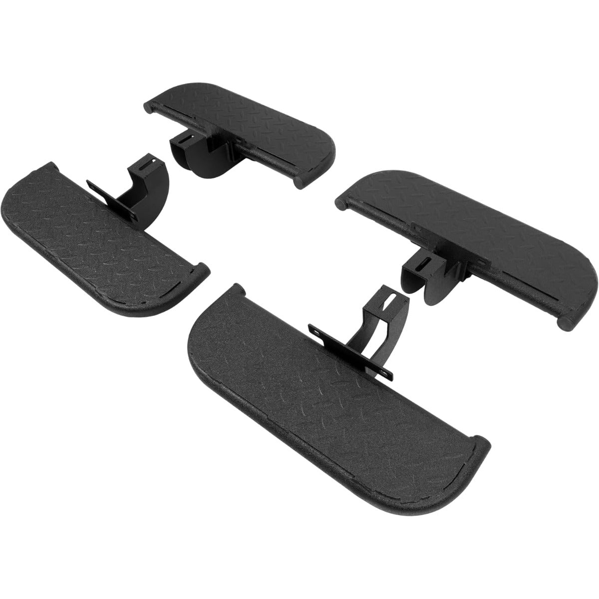 ALMULOO Running Boards Compatible with 2018-2025 Jeep Wrangler JL Unlimited