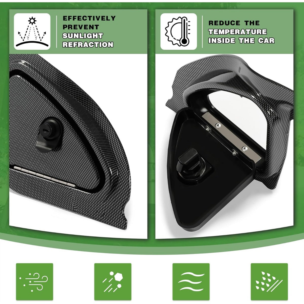Dash Cover Compatible with 2008.5-Up Club Car Precedent Tempo Onward Golf Cart Carbon Fiber Three Door Dashboard Cover Dash Cap LYMP-100S-1