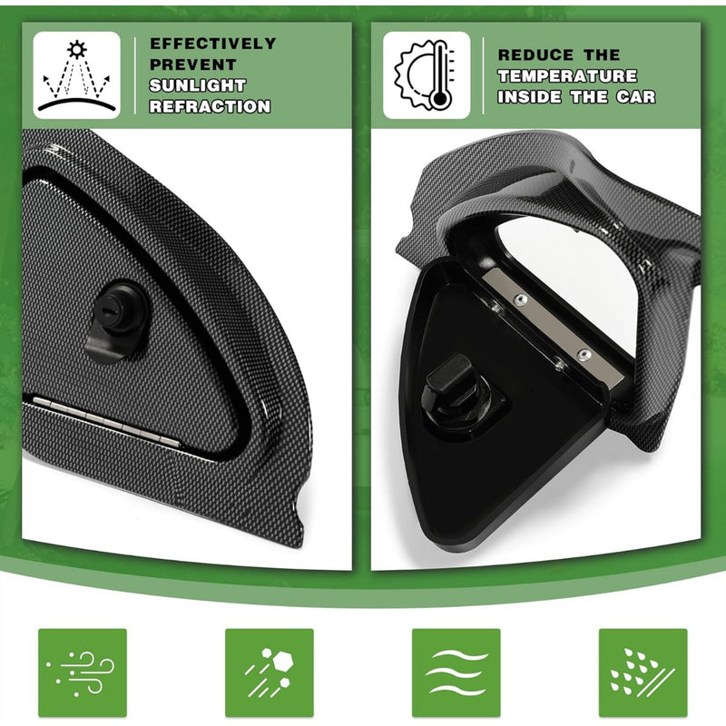 Kojem Dash Cover Compatible with 2008.5-Up Club Car Precedent Tempo Onward Golf Cart Carbon Fiber Three Door Dashboard Cover Dash Cap LYMP-100S-1