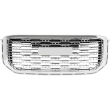 Front Grille Compatible with 2015-2020 GMC Yukon/Yukon XL Bumper Guard Grill Assembly ABS Plastic Chrome Silvery Replacement for GM1200702