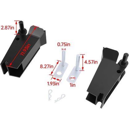 WUTIST Snow Plow Receivers for Western Snow Plow Blades Replacement for