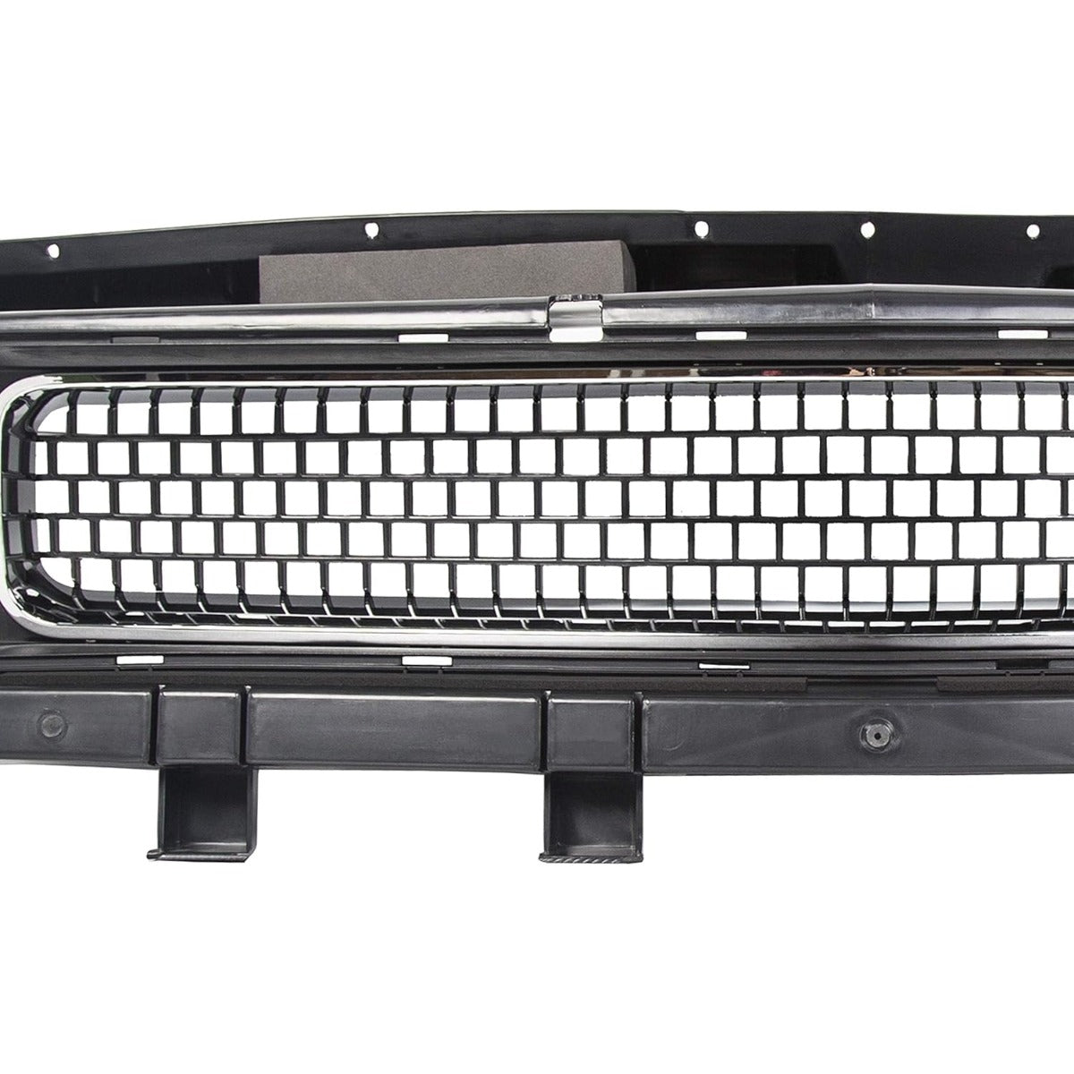 New Front Grill Grille Assembly w/Chrome Trim Bezel Molding Upper Compatible with 2008-2014 Dodge Challenger Replacement for CH1200338
