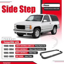 Running Board Step Compatible with 1988-1998 Chevy Chevrolet/GMC