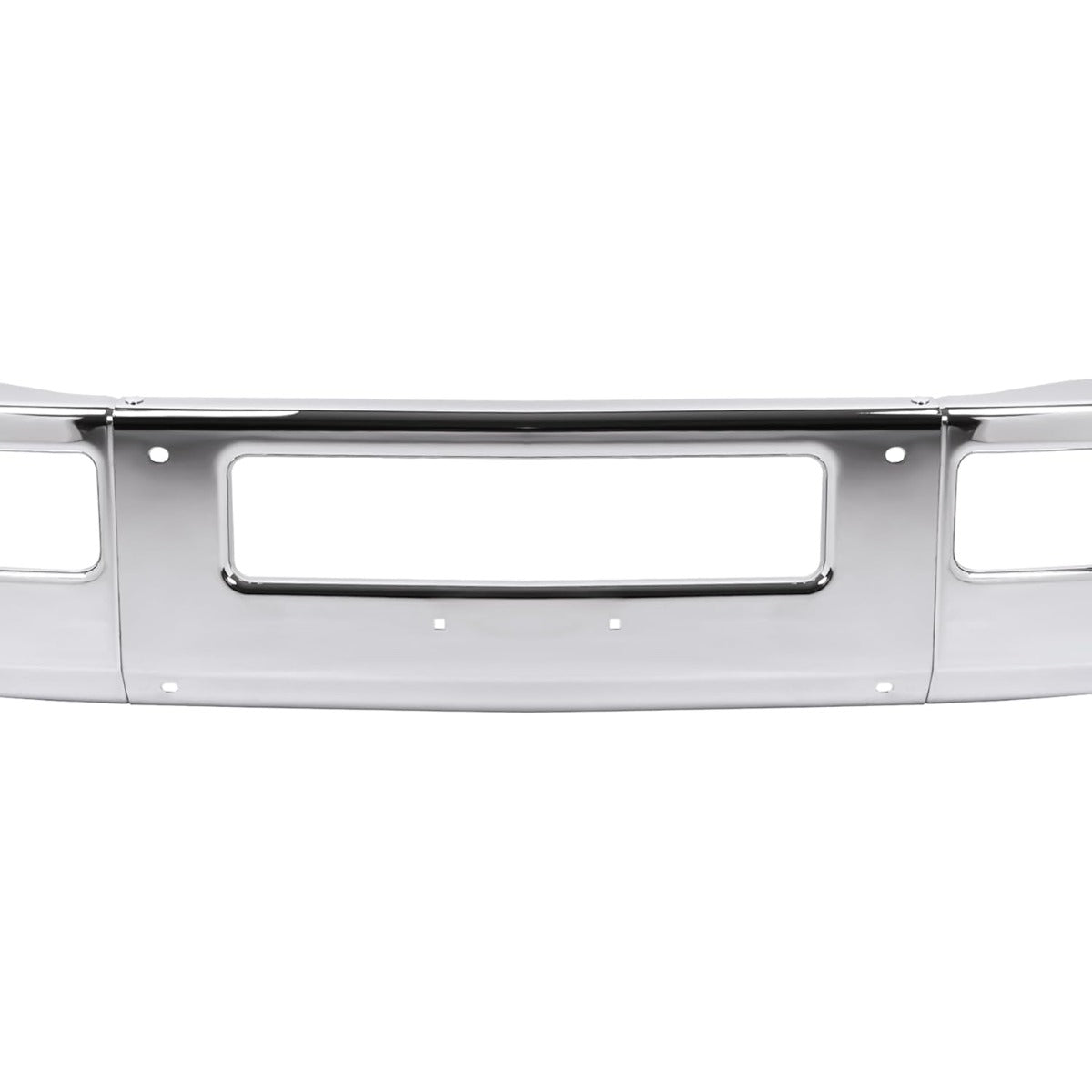 ALMULOO Front Bumper 3Pcs Compatible with 2005-2015 Ford F-650 F-750 Steel Chrome Silvery