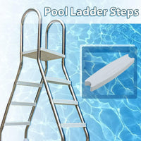 Load image into Gallery viewer, HECASA (1-Pack) 18&quot; Universal Pool Ladder Steps Replacement, Heavy-Duty Molded Plastic Swimming Pool Ladder Rung Step LYOP-030S-1
