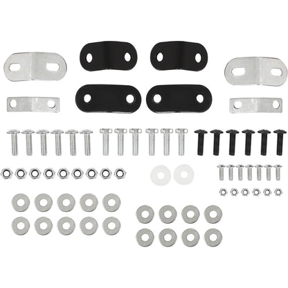 Red Plastic Front and Rear Fender Mud Guard Kit Compatible with 1999-2004 Honda 400EX Plastic