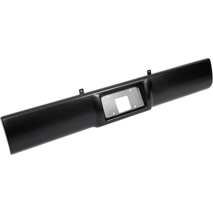 ALMULOO Roll Pan Compatible with 1992-1999 Chevy Chevrolet Suburban Tahoe Blazer C1500 C2500 K1500 K2500 GMC Yukon Steel Electrophoresis Black W/LED License Light