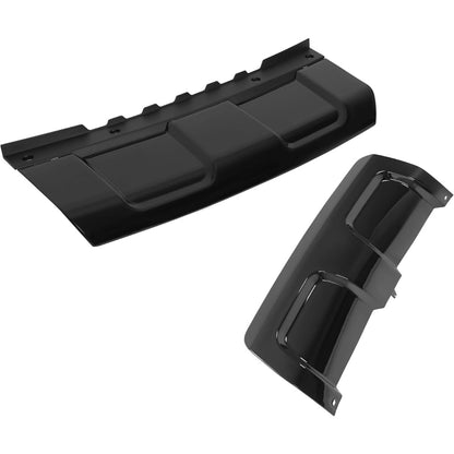 Front +Rear Bumper Skid Plate Compatible with 2014-2017 Land Rover Range Rover Sport Plastic (PP) Painted Black