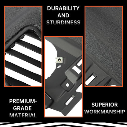 Full Dashboard Replacement Dashboard Panel Dash Pad Cover Compatible with 2002-2005 Dodge RAM 1500 2500 3500 Instrument Panel (Dark Slate Gray) LYAP-028S