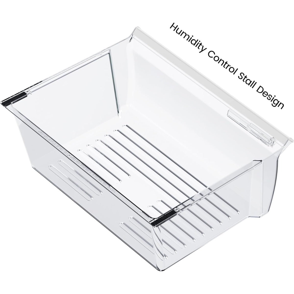 2188656 Replacement Crisper Drawer (Upper) Compatible with Whirlpool Kenmore Refrigerator Upper Bin with Humidity Control Plastic (PS) Clear LYOP-047