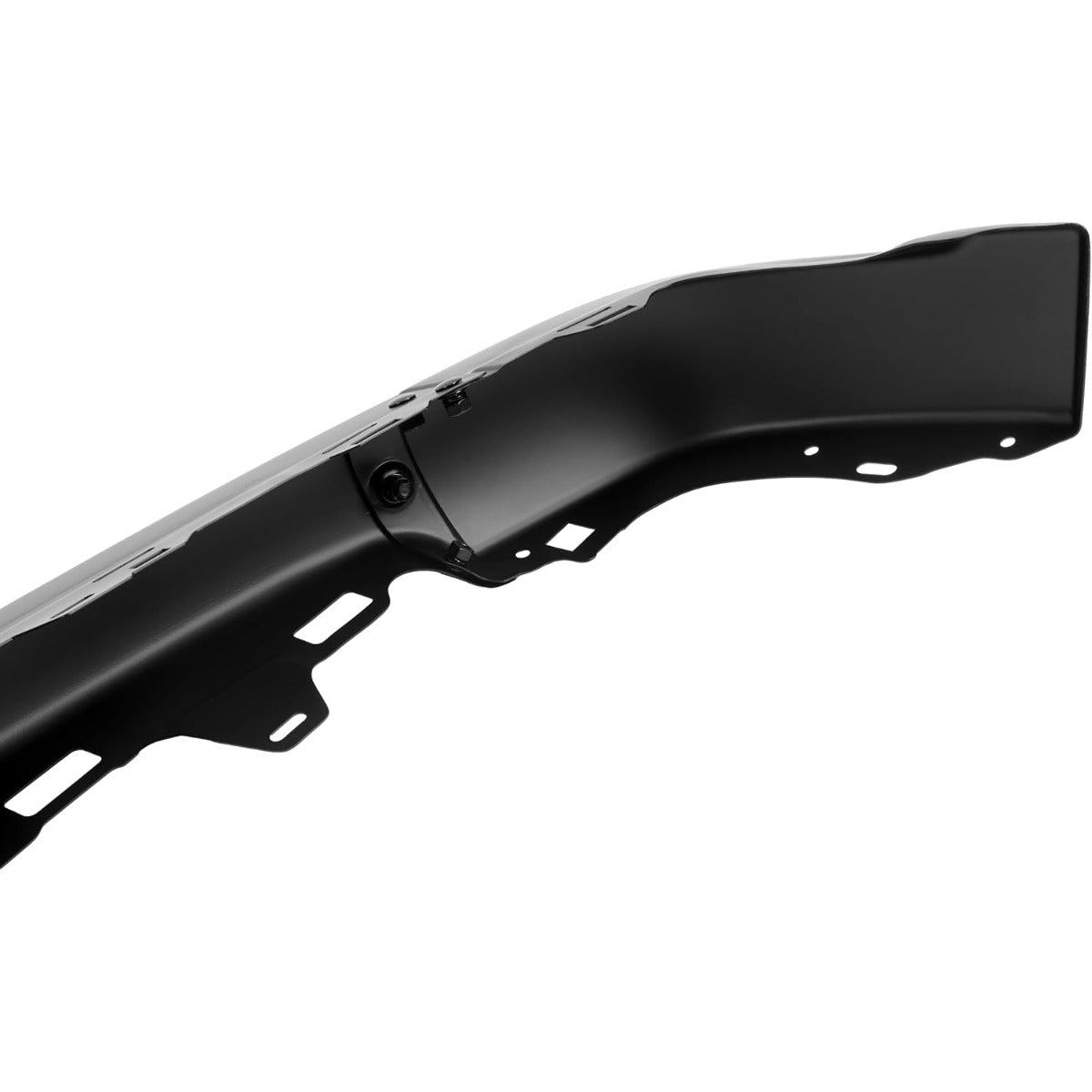 HECASA Front Bumper Face Bar Compatible with 1998-2004 Chevrolet S10 1998-2005 Blazer GM1002367 15007660 Steel Black W/O Molding Holes