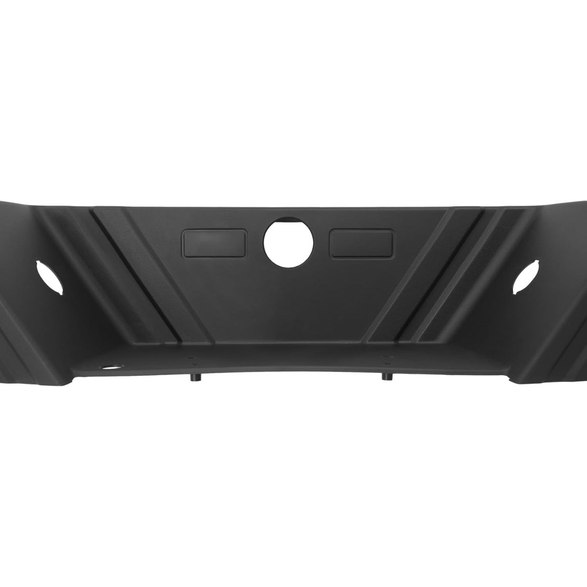 HECASA Rear Bumper Step Pad w/Sensor Hole Compatible with 2008-2016 Ford F250 F350 F450 F550 Super Duty Replacement for FO1191131 9C3Z17B807AA Plastic Black