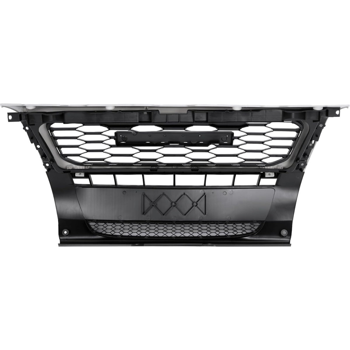 Front Bumper Center Lower Cover Assembly & Grille Compatible with 2019 2020 2021 Ram Promaster 1500 2500 3500 Replacement For 1ZT90JXWAB CH1000A52, CH1202111 PP+ABS Plastic