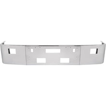 ALMULOO Front Bumper 3Pcs w/Tow, Vent, Fog Light Cut-outs